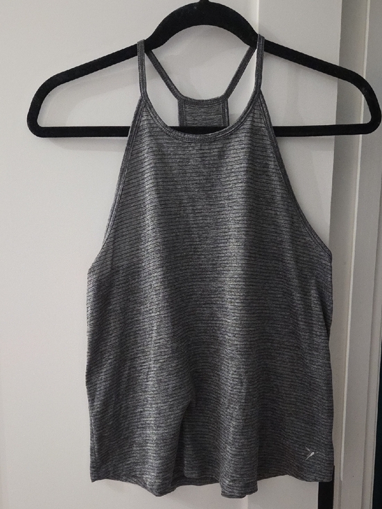 Old Navy Tops - Old Navy Activewear Striped High-Neck Halter Racerback Tank